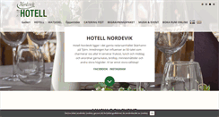 Desktop Screenshot of hotellnordevik.se