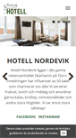 Mobile Screenshot of hotellnordevik.se